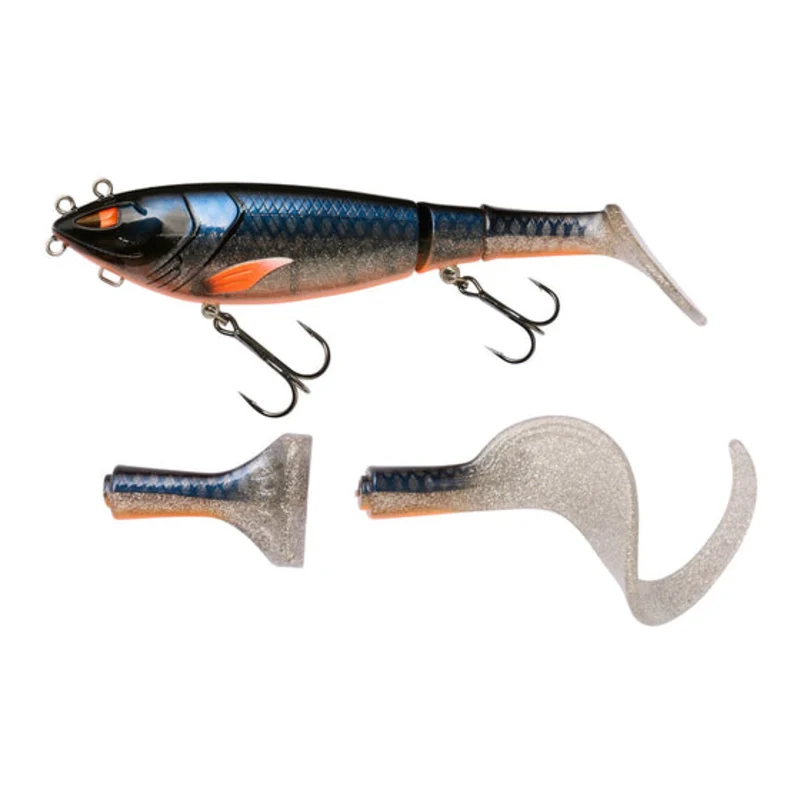 Berkley Zilla Tailswinger · 14 cm · 56 g · Blauw-oranje