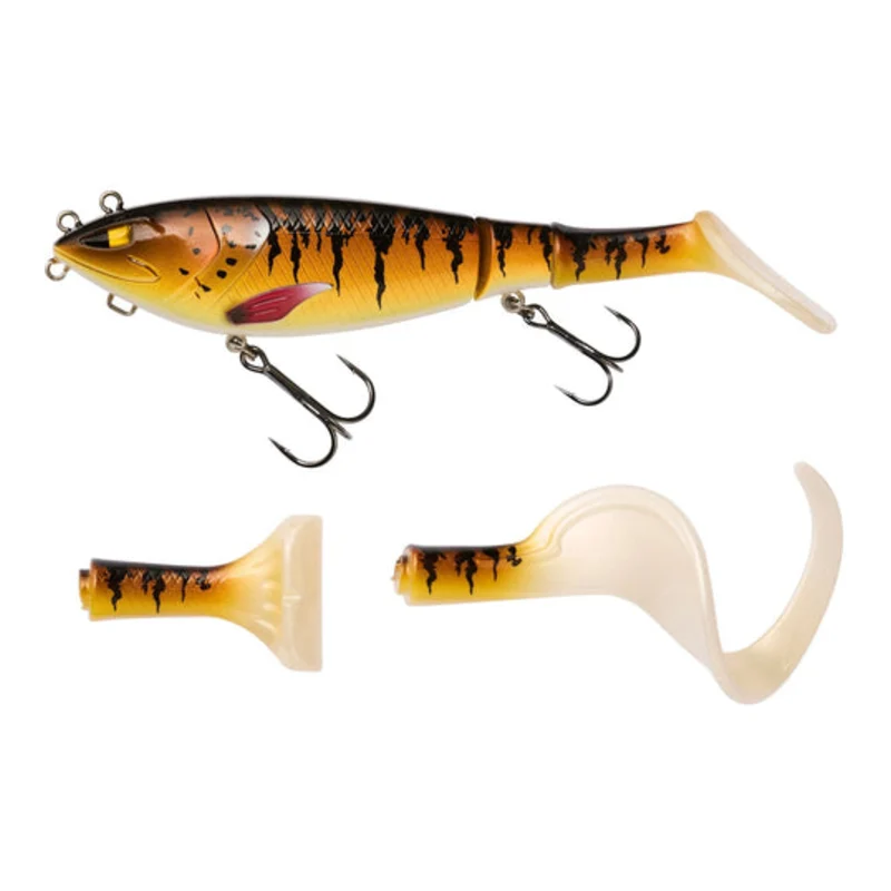 Berkley Zilla Tailswinger · 14 cm · 56 g · Goud-zwart