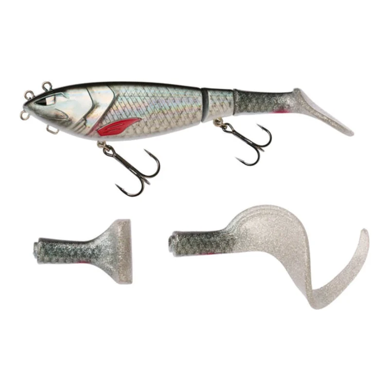 Berkley Zilla Tailswinger · 14 cm · 56 g · Grijs-zilver