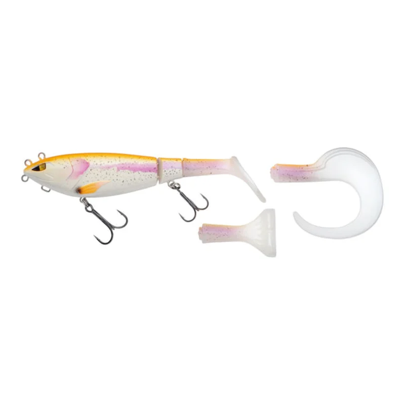 Berkley Zilla Tailswinger · 14 cm · 56 g · Wit-roze